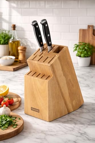 Tescoma 869508 Woody Ceppo Per 13 Coltelli E Trinciapollo/Acciaino - 5