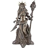 Estatua de diosa griega de hécate de resina, ángel bailarina, hechicera, adorno de escritorio, decoración del hogar, manualidades, figura de bruja A