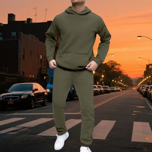 Tenue toutes saisons homme ensemble de jogging doublé polaire doux - 3