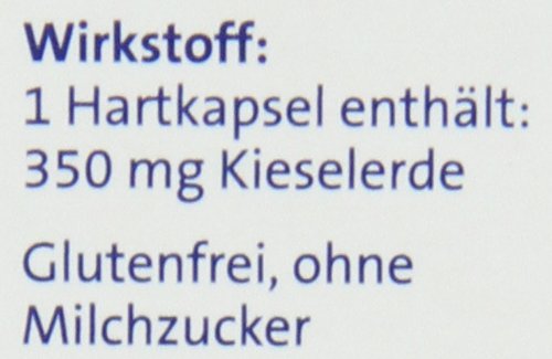Abtei Kieselerde Intensiv Kapseln, 60 Stück, feste Nägel, schöne Haare, gesunde Haut und festes Bindegewebe, 1-er Pack (1 x 60 St.) (Packung mit 2)