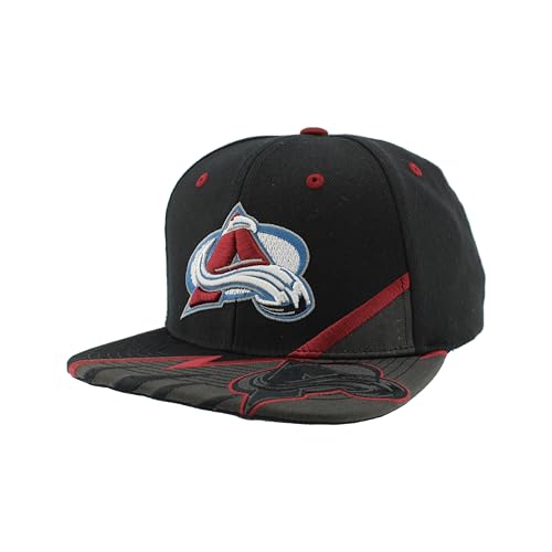 Colorado Avalanche NHL Officially Licensed Adjustable Snapback Hat Flat Bill Z11 Bolt