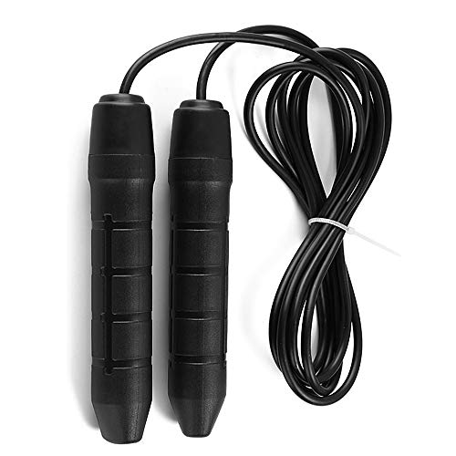 DECDEAL Corda de salto ajustável Fitness corda de pular alças macias para exercícios de exercício Tr