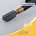 TC-17 Glass Cutter Replacement Pencil Style Straight Rolling Glass Cutting Replacement Heads for Toy Glass Cutter Stained Glass Mirror Tile Plexiglass TC-17 Blade (3)