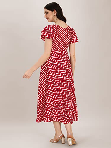 Image of QIQI Women's Crepe A-Line Maxi Casual Dress