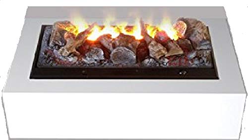 Preisvergleich Produktbild maisonFire - RIGOLETTO Acqua schwarz - Elektrische Kamin