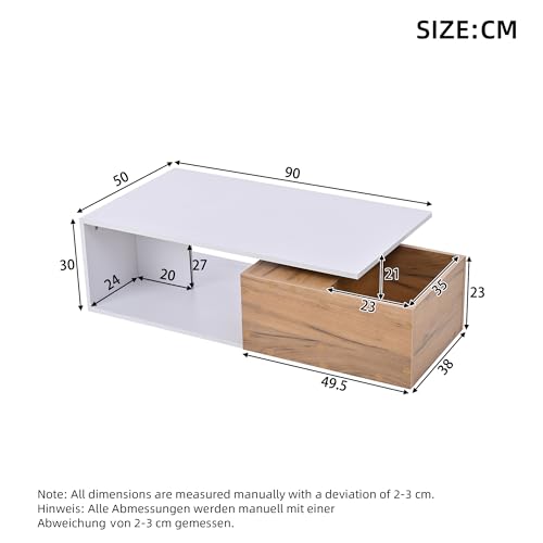 Meuble TV 180 cm rangement 3 portes, OKMYHOME