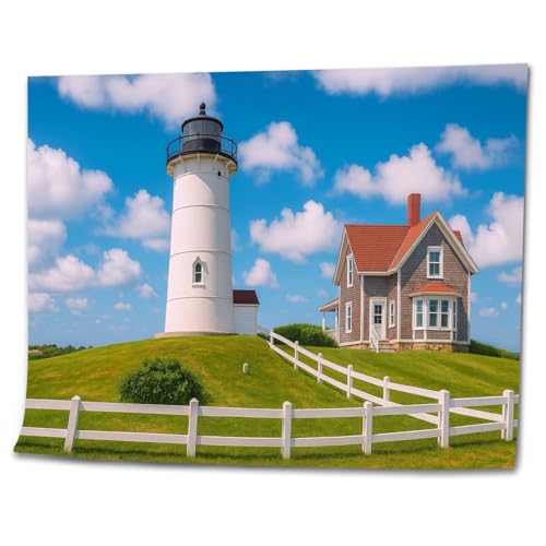 Veteb Paint By Numbers Kit For Adults Beginner Cape Cod Lighthouse Massachuse...