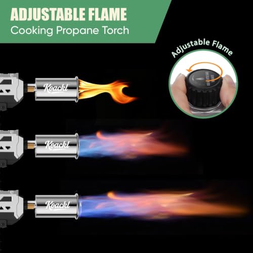 Image of KOACKL 24 inch CSA Propane Torch Gun 2372F Adjustable Flame Campfire