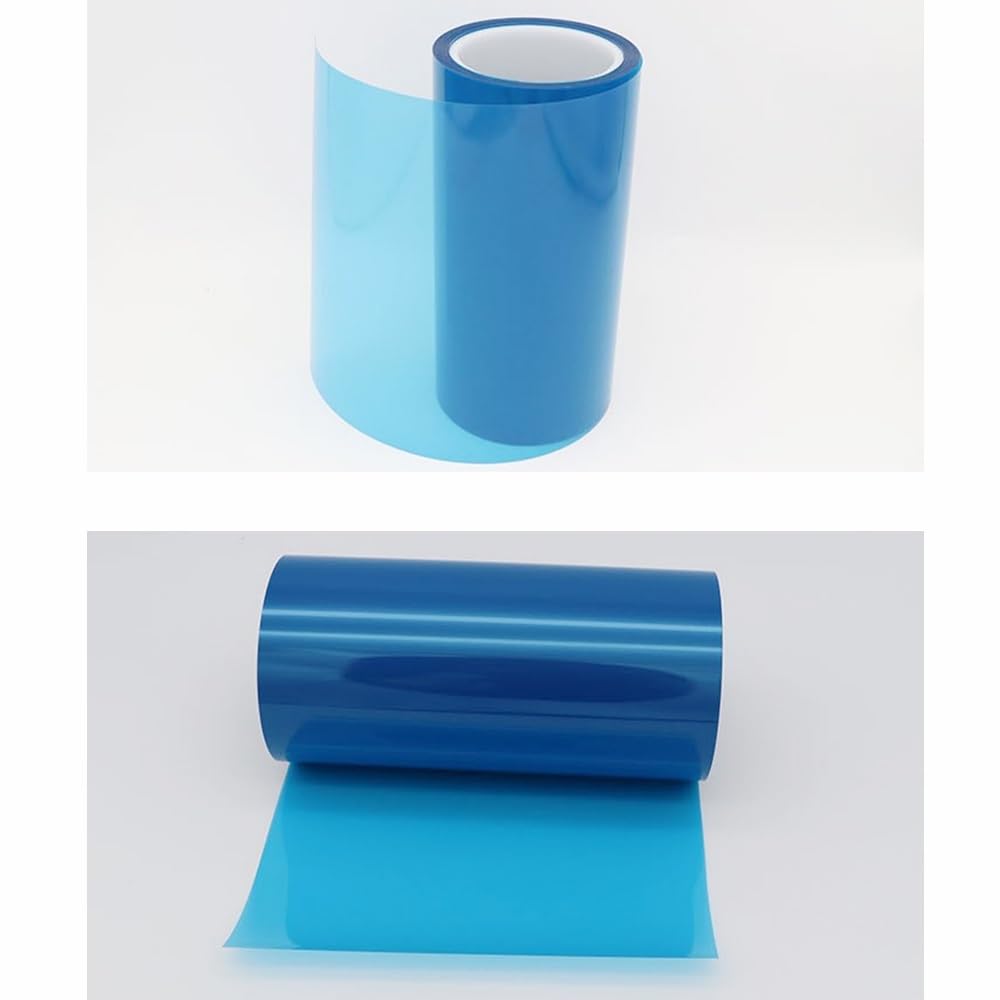 Film De Démoulage PET 10c, Film Simple Face Enduit De Silicone 7,5c, Film Isolant Haute Température Bleu(7.5c-200x30m)