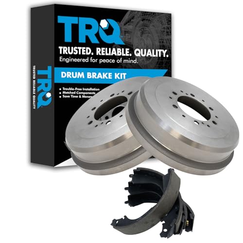 Amazon | TRQ リアブレーキシュー&ドラムキット | 95-02 トヨタ タコマ