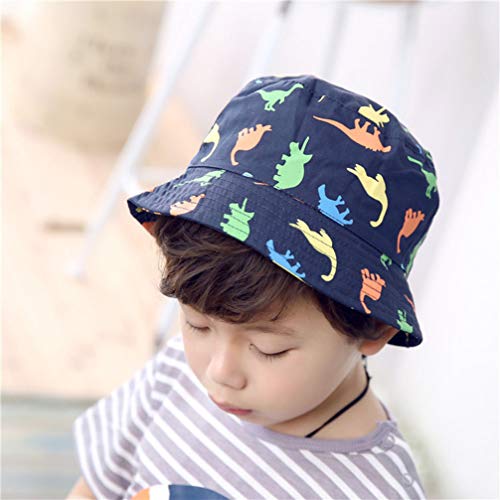 KESYOO Criança Verão Dinossauro Chapéu Chapéu de Sol Animal Criança Crianças Chapéu de Pescador para