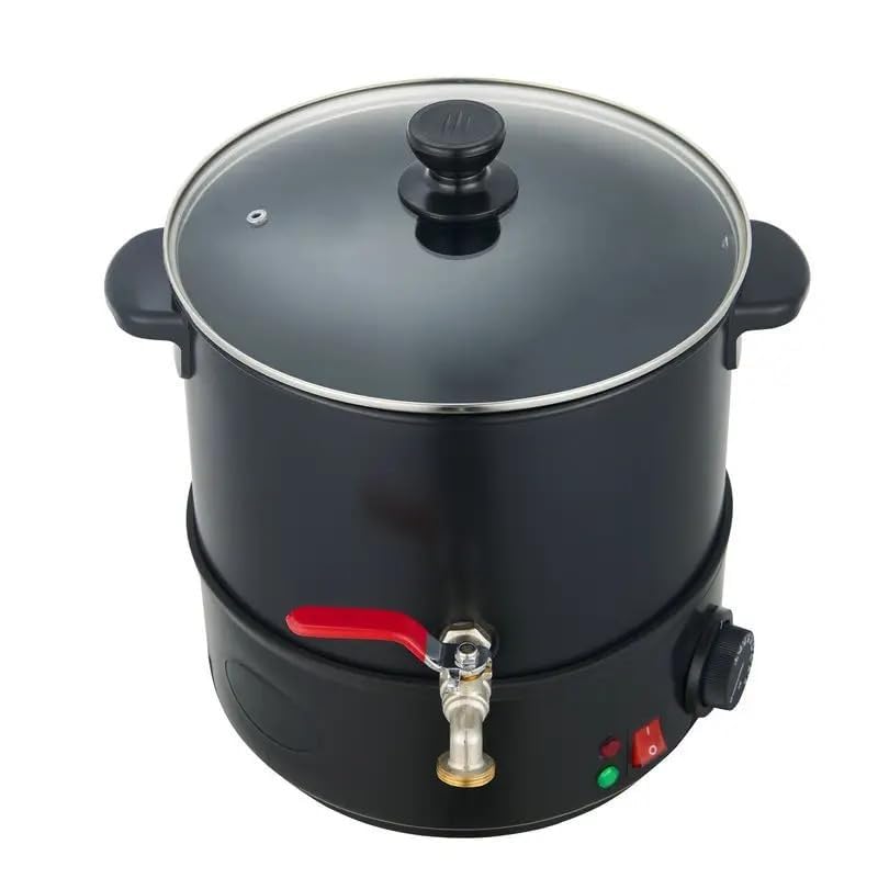 JECOLOP Wax Melter for Candle Making, 10ltr Candle Wax Melting Pot with Spout for Soy Wax Soap Base Easy Pour & Non-Stick 3