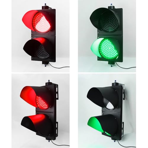 Semáforo LED de 200 mm para muelles de carga y gestión de camiones en almacén industrial 6