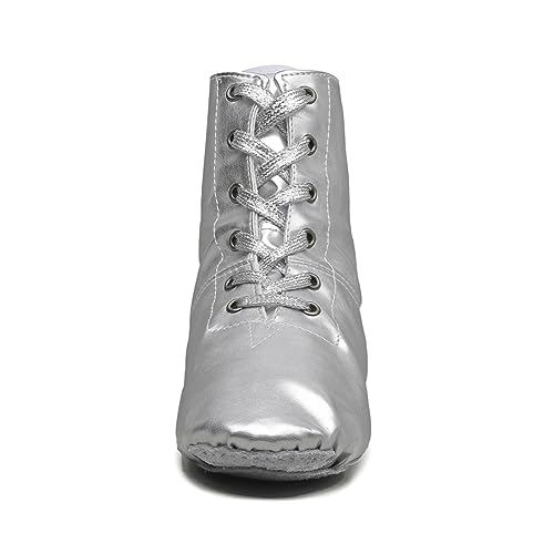 MSMAX Jazz Dance Shoes for Girls PU Costume Boots for Boys4