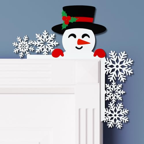 Cadre de porte de Noël Yaocom en métal pour décorer les petits espaces