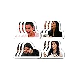 BeliNZStore Kim Pack of Stickers Stickers (3 Pcs/Pack)