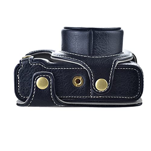 Funda para cámara Rieibi X100V cuero retro negro miniatura 3