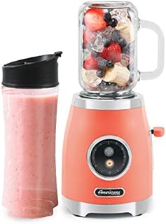 Elite Gourmet Americana EPB399C by Elite Maxi-Matic Retro Personal Blender with 17oz Glass