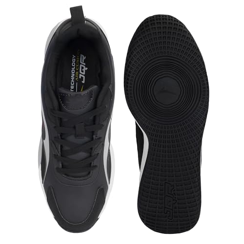 Image of JQR Dynamic Sports Shoe for Men | Rexin Upper | Shock Absorption | Nonslip | Lightweight & Comfortable | Stylish & Durable for Running, Gym, Walking, Jogging & Casual Use for Everyday Wear