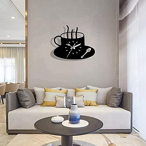 Kashyk Orologio Da Parete 3D A Forma Di Goccia – Acrilico Specchiato, Rimovibile – 21x13 Cm – Per Soggiorno E Cameretta (Batteria Non Inclusa)