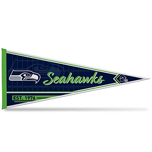 Image of Rico Industries NFL Football Classic 12 inch x 30 inch Felt Wall Decor Pennant - Great for Home /Bed Room /Man Cave Decor
