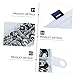 STOBAZA 180Pcs Countersunk Washer Assortment Kit Stainless Steel Gasket for Mechanical Equipment and Easy to Lock for Household Appliances and Various Industries