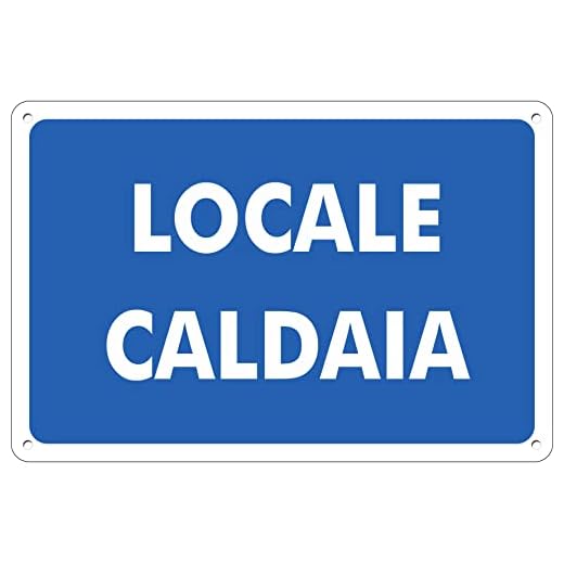 LOCAL CALDERA | PELIGRO Señal de emergencia (Local Caldera 20x15)