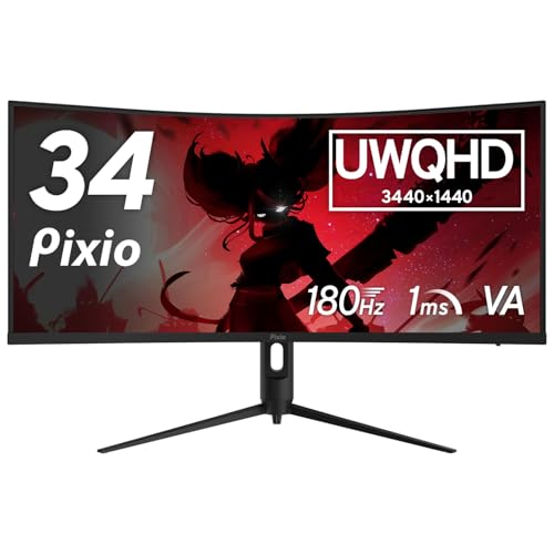 Amazon.co.jp: Pixio PXC348C NEO ゲーミングモニター 湾曲 34インチ