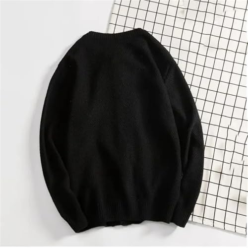 Men Knitted Sweater Cardigan Spring Autumn Casual Long Sleeve Crewneck Cardigan Outerwear2