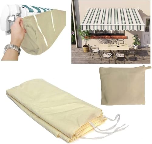 Funda de toldo impermeable de 2,5m que repele el polvo en terrazas y balcones 4