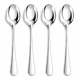 12 Pieces Heavy Duty Teaspoons Set,6.8' Tea Spoons Silverware,Food Grade Stainless Steel teaspoons,Small Spoons for Home, Kitchen, Restaurant,Mirror Polished and Dishwasher Safe
