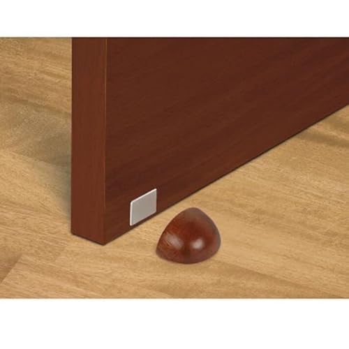 Fermaporta Magnetico, 4 Pezzi Ferma Porta Marrone