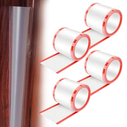 Lot de 4 protections anti-pincement de doigts pour enfants : 17 x 120 cm Protection anti-pincement Porte Auto-adhésive, Protection des doigts de porte...