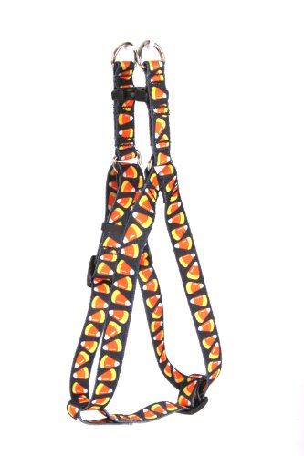 Image of Yellow Dog Design Step-In Harness, Large, Candy Corn