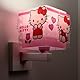 Dalber kinder Wandlampe, Kinderlampe Wandleuchte Hello Kitty, 73269, E27