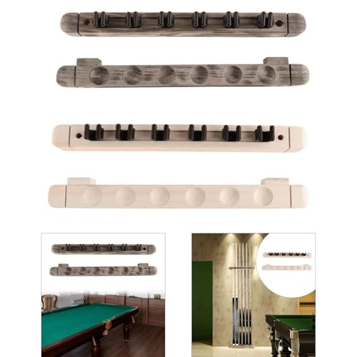 Porte-queues de billard support mural gris étagère accessoires - 5