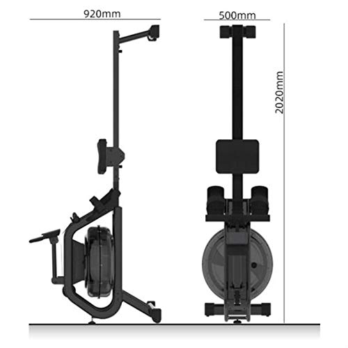 Image of Water Resistance Rowing Machine Home Use Simulate Underwater Sound Indoor Rower Foldable Rowing Machine APP Intelligent Control with LCD Display Display Time Speed Distance Calories Etc