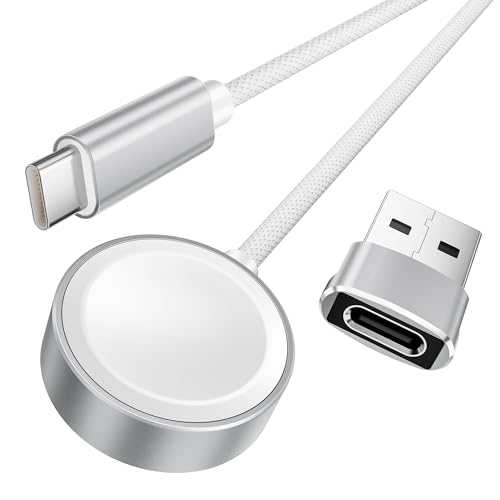 Elebase 𝟐𝟎𝟐𝟔 𝐔𝐩𝐠𝐫𝐚𝐝𝐞𝐝 [𝟓𝐖 𝐅𝐚𝐬𝐭] Apple Watch 11 Charger Cable,Magnetic