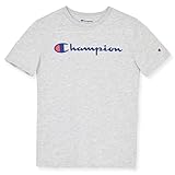 Champion Boys Tee Shirt Short Sleeve Logo T-Shirt for Kids