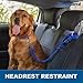 Dog Seat Belt for Car, 2 Pack Adjustable Pet Seatbelts for Vehicle Headrests, Heavy Duty and Durable Nylon Car Seatbelt Leash for Dogs Cats