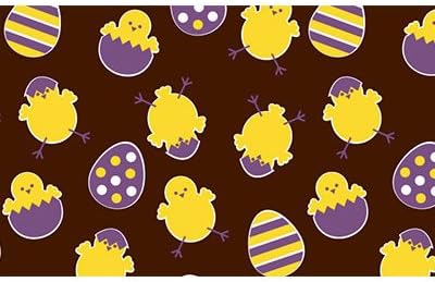 Chocolate Transfer Sheets Easter Chicks & Eggs Design 2 x 200mm x 300mm