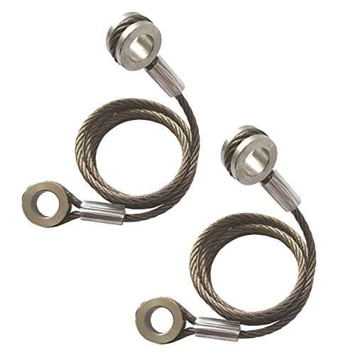 GaeaAuto 1 Pair Long Side Hood Stay Control Cable fit for 1987-2010 Peterbilt 357 375 377 378 379#HLK2047‎, 924-5402, L92-6000-0718