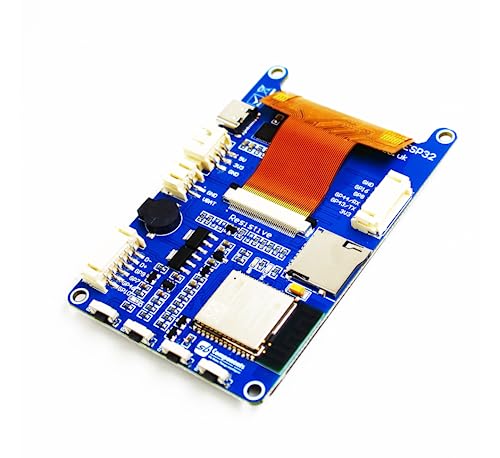 Image of Touchsy 3.2inch LCD Display based on ESP-32 MCU, 3.2 inch SPI Interface ESP32 Touch Screen Display with Integrated Wi-Fi, Bluetooth, 4 Programmable Buttons & SD Card Slot (Capacitive Touch)