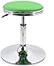 Stołek Barowy na Kółkach Stołek laboratoryjny, warsztat pracy stołek mały okrągły stołek piękno podnośnik obrotowy bar stołek fryzjerski krzesło koło (Color : Green)
