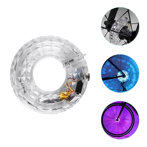 Luz LED de rueda de bicicleta para paseos urbanos nocturnos y ciclismo recreativo seguro en ciudad 5