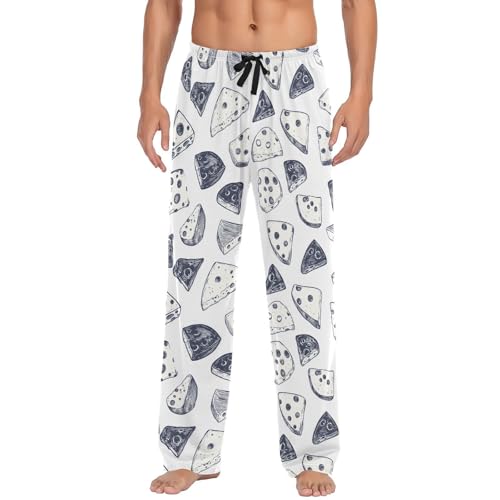Pantalon de pyjama homme ajustable avec poches latérales