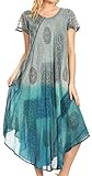 SOMMER BEREIT: Hergestellt aus leichtem Material, entspannen Sie sich. Kann als Kaftan und Vertuschung getragen werden! Dieses Kleid flattert vom Körper weg und erzeugt eine schlanke Figur. Die beste Ergänzung zu Ihrer schönen Garderobe! Kombinieren Sie dieses einzigartige bunte Kleid mit Ihren Lieblingssandalen für einen mühelosen Look! Befolgen Sie die Pflegeanweisungen, damit dieses schöne Kleidungsstück lange hält und die Farben erhalten bleiben. Handwäsche kalt, trocken aufhängen. Nicht ble