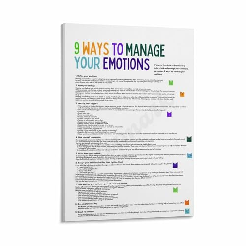 9 Ways to Manage Your Emotions Poster How to Understand