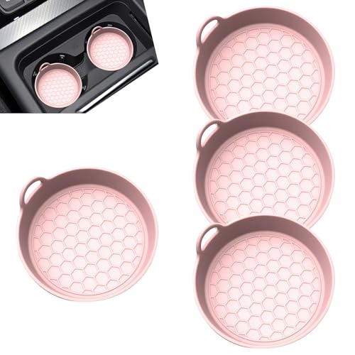 Set 4 piezas portavasos de silicona 7 cm antideslizantes