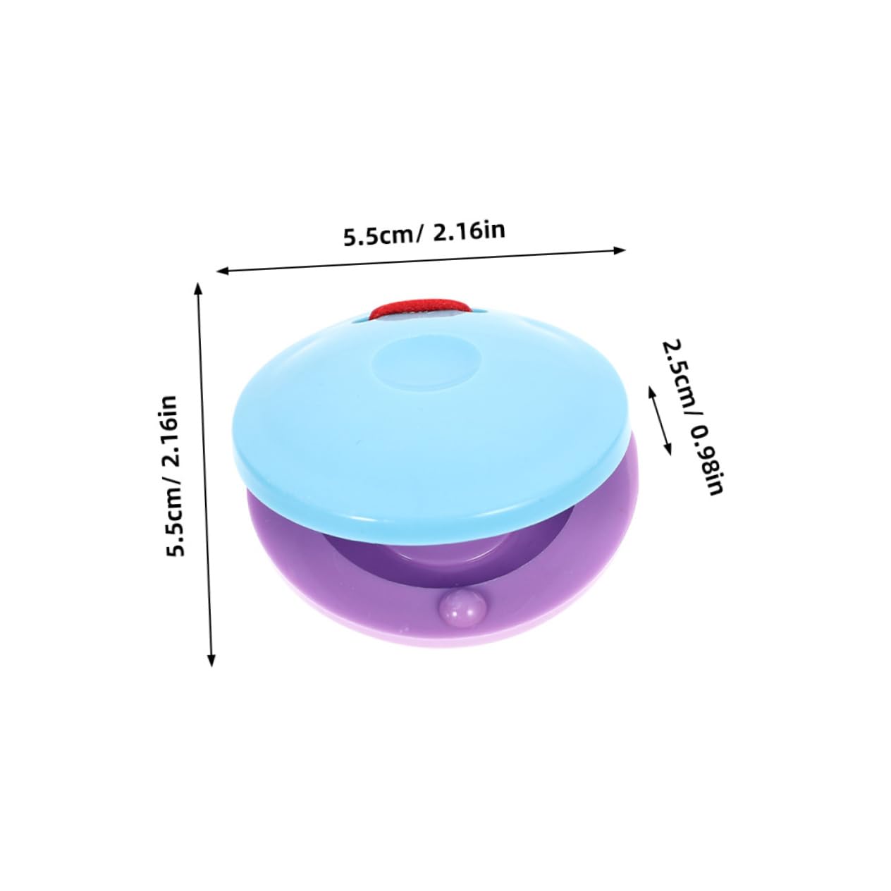 SUPVOX 10pcs Small Castanets for Musical Instruments for Beginners Reusable Percussion for Early Learning Music Education and Classroom Activities